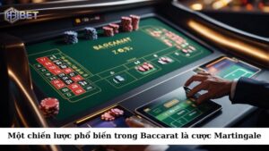 Một chiến lược phổ biến trong Baccarat là hệ thống cược Martingale
