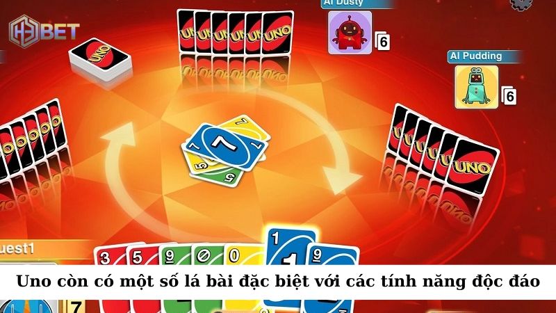 Uno còn có một số lá bài đặc biệt với các tính năng độc đáo giúp thay đổi cục diện trò chơi
