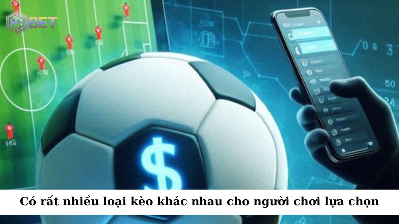 Có rất nhiều loại kèo khác nhau cho người chơi lựa chọn