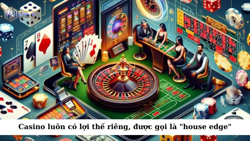 Casino luôn có lợi thế riêng, được gọi là "house edge"