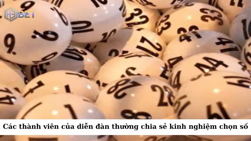 Các thành viên của diễn đàn xổ số miền Bắc thường xuyên chia sẻ kinh nghiệm chọn số