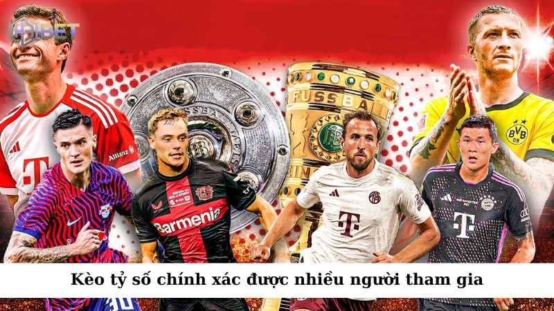 Kèo tỷ số chính xác được nhiều cược thủ lựa chọn khi cá cược giải bóng đá Đức
