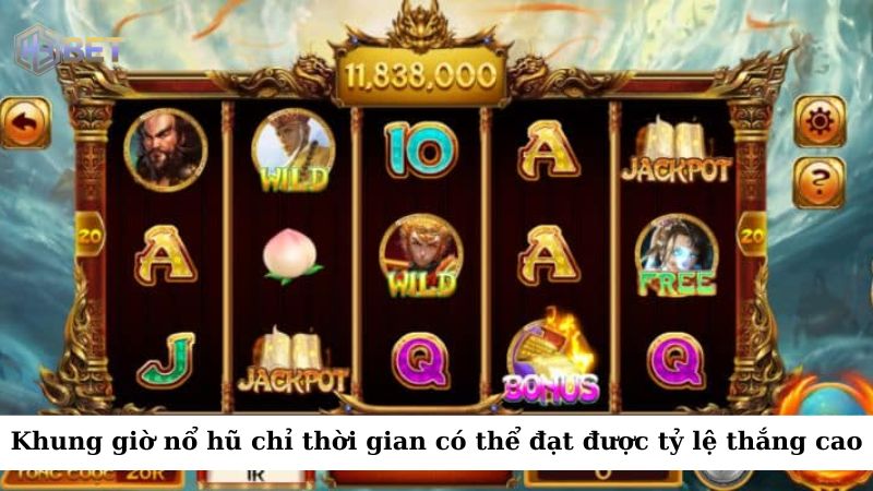 Khung giờ nổ hũ chỉ những khoảng thời gian mà người chơi có thể đạt được tỷ lệ thắng cao