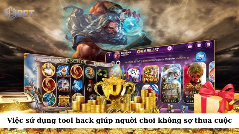 Việc sử dụng tool hack giúp người chơi không phải lo lắng về việc thua cuộc